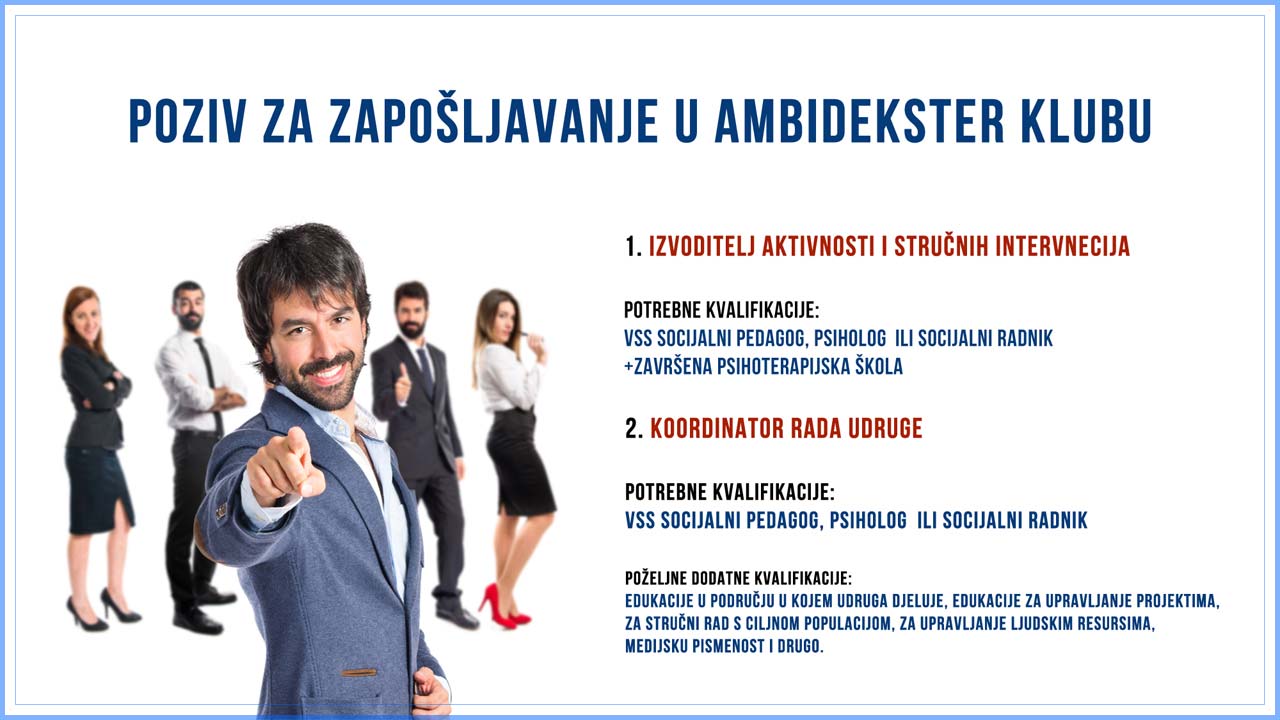 grafički dizajn - web dizajn, grafike, ažuriranje CMS web stranica Ambidekster klub